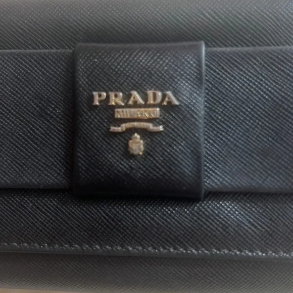 PRADA bow Wallet black - Picture 7 of 16